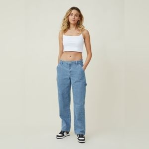Cotton On Carpenter Jean Blue Stripe